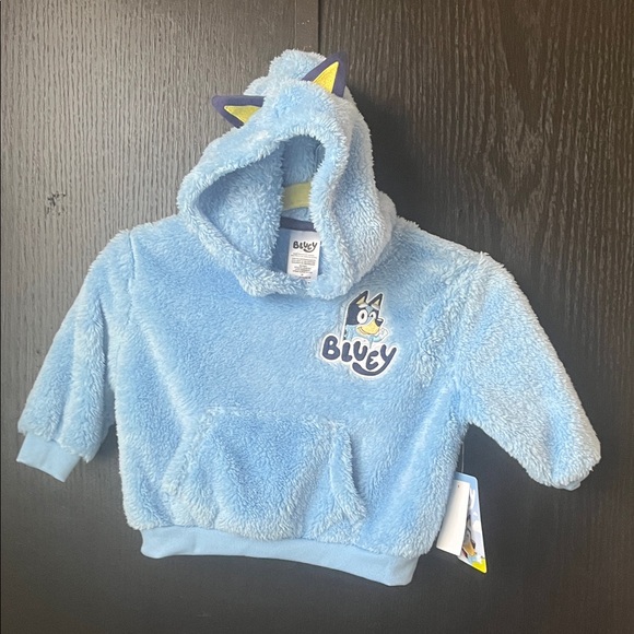 Bluey Other - KIDS 🧒 Bluey Kids Fleece Hoodie - Light Blue